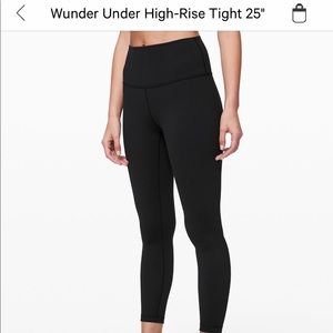 Lululemon Wunder Under leggings